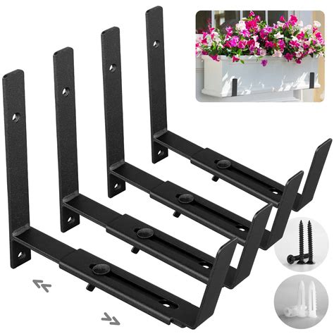 stainless steel window box brackets|brackets for hanging window boxes.